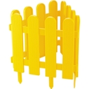 Забор "Штакетник"(дл. 32 см, выс.28 см), цвет желтый